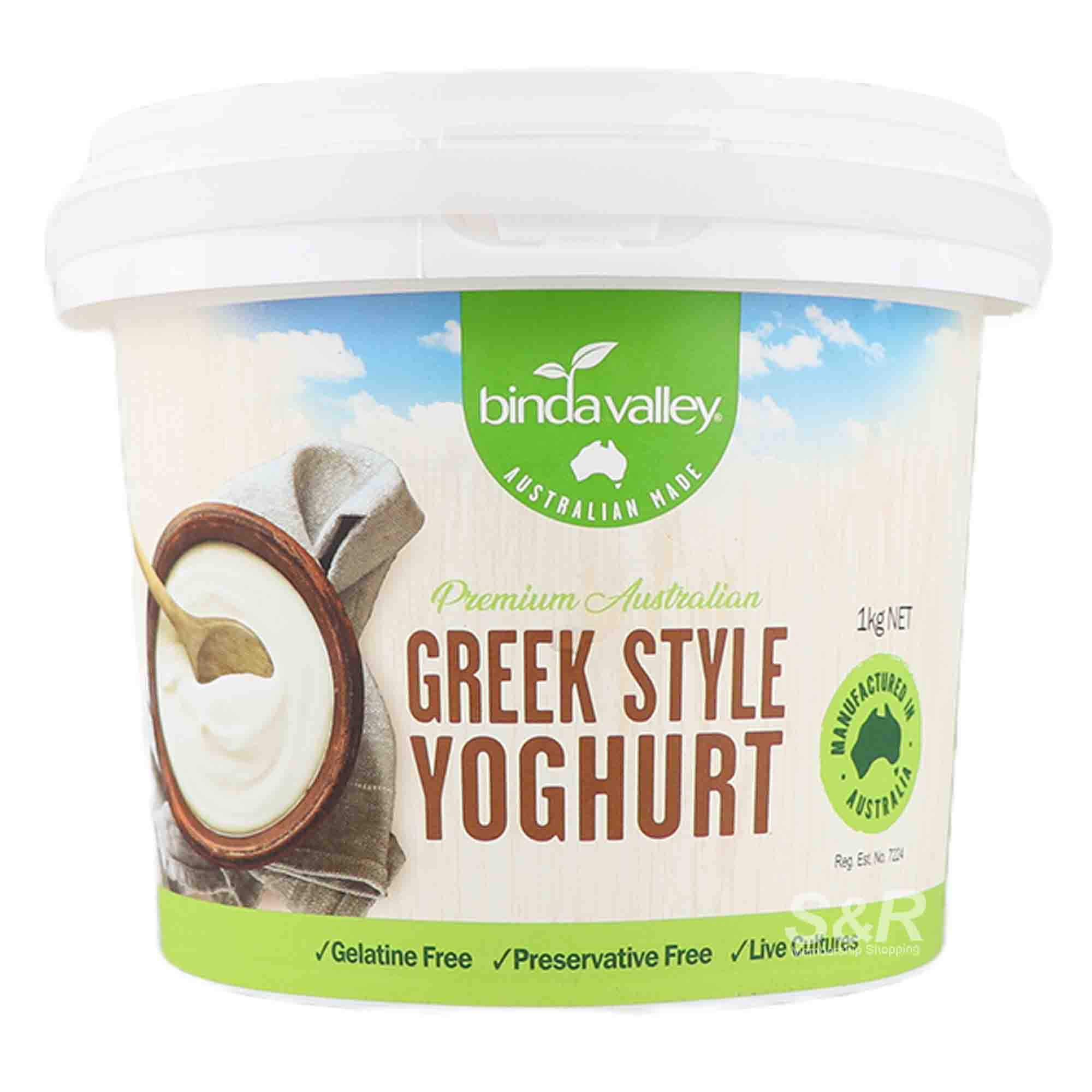Binda Valley Greek Style Yoghurt 1kg Binda Valley Greek Style Yoghurt 1kg